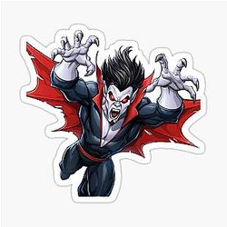 Dracula Morbius Sticker