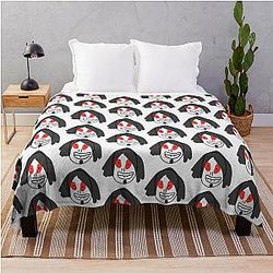 Poorly Drawn Morbius the Living Vampire Throw Blanket