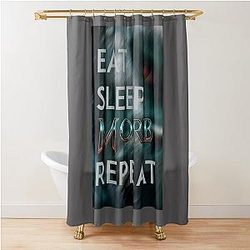Morbius Eat Morb Repeat Shower Curtain