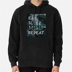 Morbius Eat Sleep Morbins Pullover Hoodie