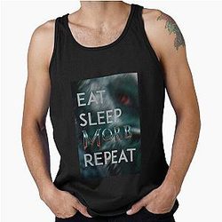 Morbius Eat Sleep Repeat Tank Top