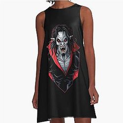 Morbius A Line Dress