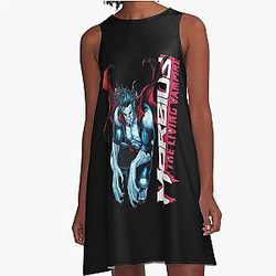 Morbius The Living Vampire Crouching A-Line Dress