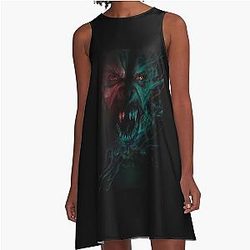 Morbius A-Line Dress