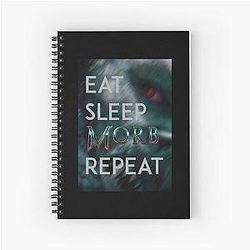 Morbius Eat Morb Spiral Notebook