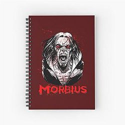 Designs for Men and Women Morbius Spiral Notebook