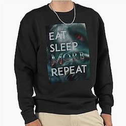 Morbius Eat Sleep Repeat Pullover Sweatshirt