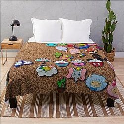 Cute Moriah Elizabeth character designs 2 throw blanket