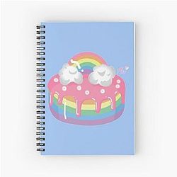 Cake Spiral Notebook by Elizabeth moriah