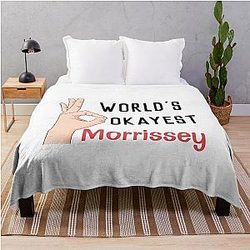 World's Okayest Morrissey Throw Blanket