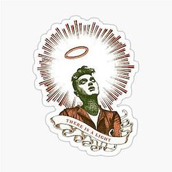 Morrissey is the single way sticker