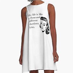 Like a different Morrissey lyrics A-Line Dress