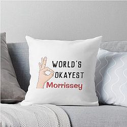 Worlds Best Morrissey Throw Pillow