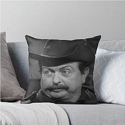 Marty Morrissey Cowboy THROW Pillow