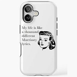 LIKE A THOUSAND MORRISSEY LYRICS iPhone Case