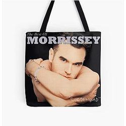 Morrissey Suedehead The Best of Morrissey All Over Tote Bag