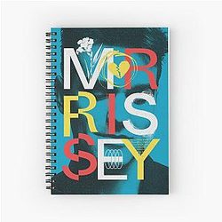 Morrissey Blue Spiral Notebook