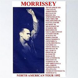 Morrissey Silkscreened North American Tour Poster 1992