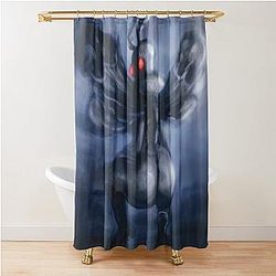 Twerking Mothman Shower Curtain