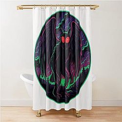 Cool Mothman Art Shower Curtain