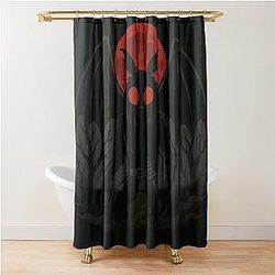 Mothman Cryptid Art Shower Curtain