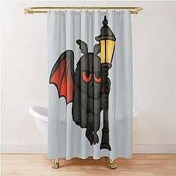 Grumpy Mothman Shower Curtain