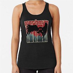 Retro Mothman Vintage Cryptid Cartoon Original Artwork Tank Top