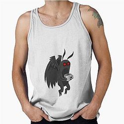 Mothman With Coffee Tank Top