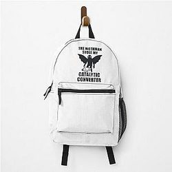 The Mothman Stole My Catalytic Converter Funny Backpack