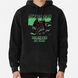 Mothman Believes In You Pullover Hoodie