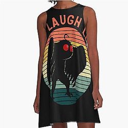 Mothman A Line Dress