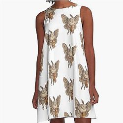 Cryptidcore: Mothman's A-Line Dress