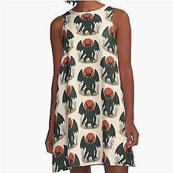 Cool Cryptid Mothman Dress