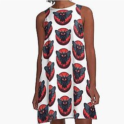 Cryptid Mothman A-Line Dress