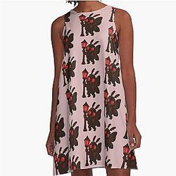 Silly Mothman Cryptid Dress