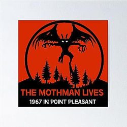 Point Pleasant Mothman Legends Poster West Virginia Folklore