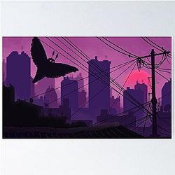 Mothman illustration poster 

Fixed: There is no weird character in the title.