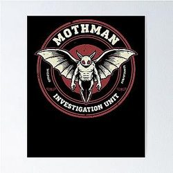 Mothman Investigation Unit Cryptid Gear Poster