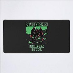 Mothman Believes in You Desk Mat