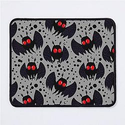 Mothman Silver Mouse Pad