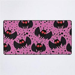 Mothman Pink Night Desk Mat