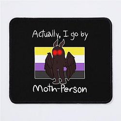 Nonbinary Mothman Mouse Pad