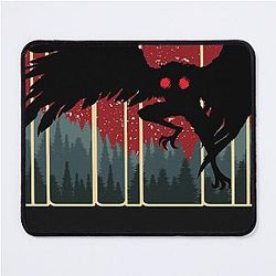 Retro Mothman Cool Vintage Cryptid Cartoon Original Artwork Essential Mouse Pad