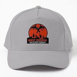 Point Pleasant Mothman - West Virginia USA Horror Geeks West Virginia Folklore Baseball Cap