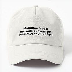 Mothman is Real Dad Hat