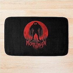 Mothman Full Moon! Cryptid Bath Mat For Men Women Kids