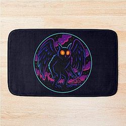 Colorful Mothman Art Bathmat
