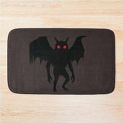 Mothman Cryptid Bath Mat