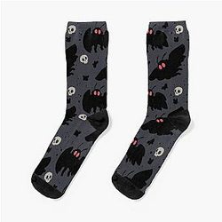 Mothman Night Grey Socks