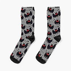 Mothman Silver Socks